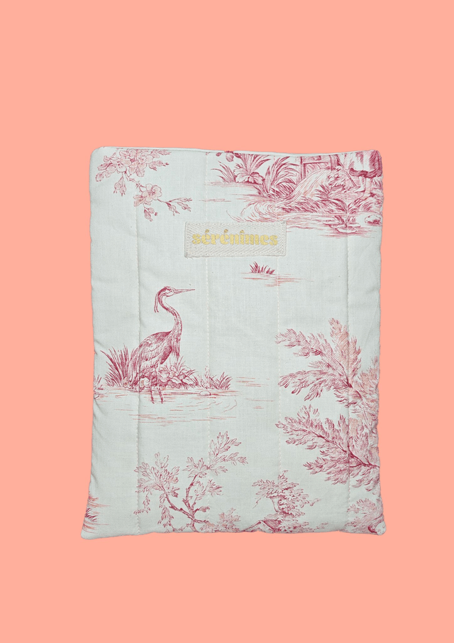 POCHETTE LIVRE "JOUY ROUGE" taille M